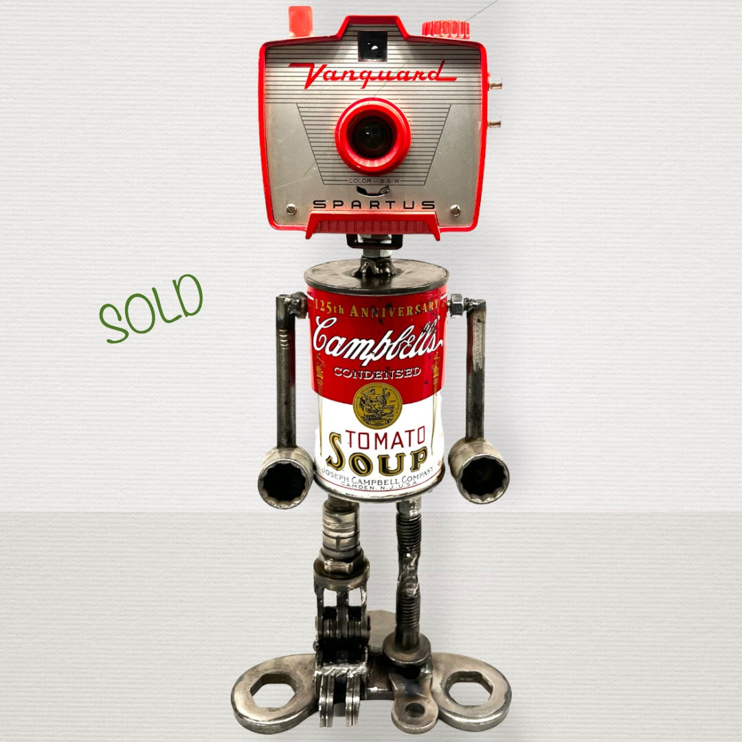 **SOLD** Joe Campbell - Robot Art Sculpture
