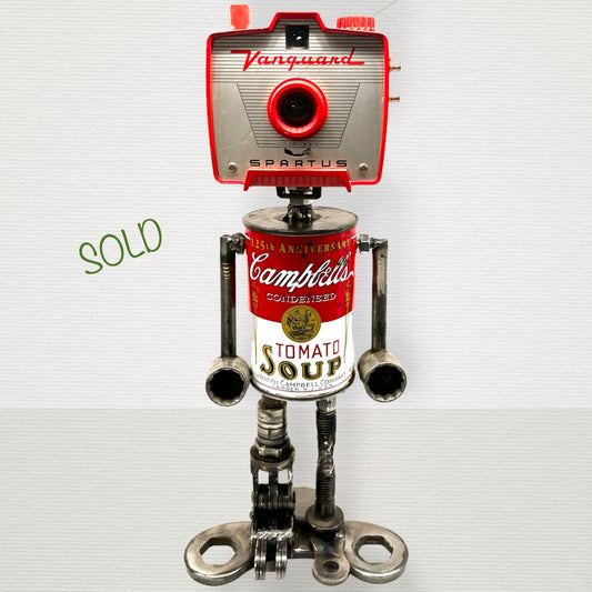 **SOLD** Joe Campbell - Robot Art Sculpture