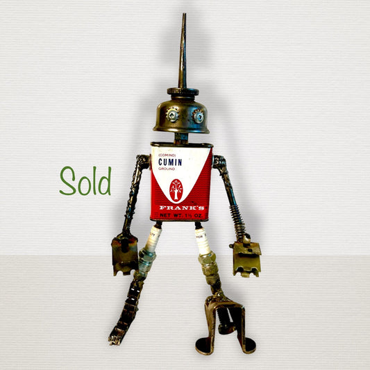 **SOLD** Comino - Robot Art Sculpture