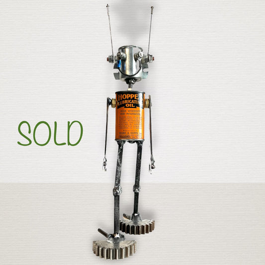 **SOLD** Hoppes - Robot Art Sculpture