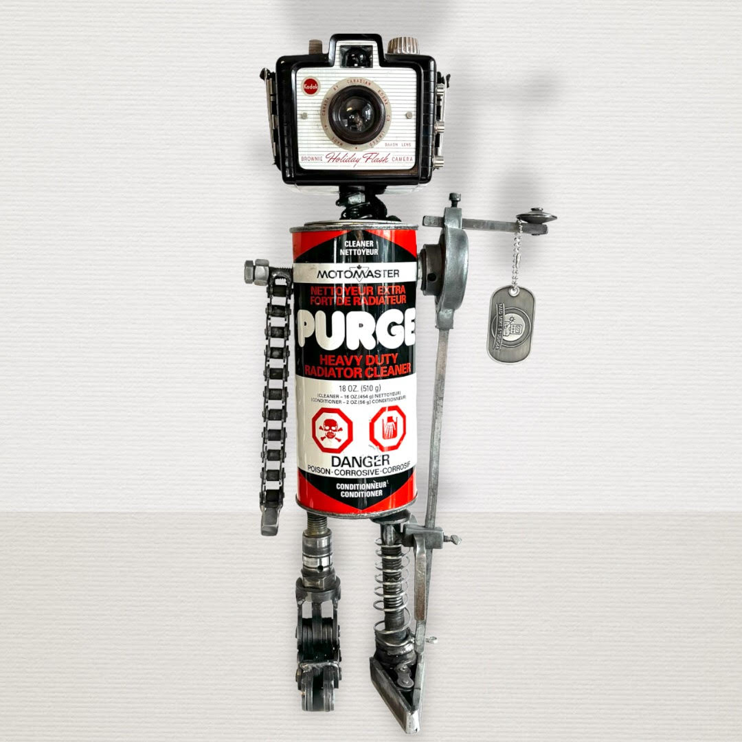 **SOLD** Purge - Robot Art Sculpture