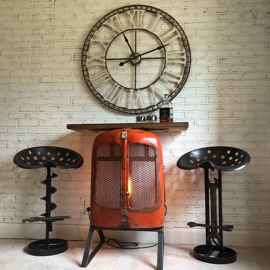 **SOLD** Vintage Tractor Grill Bar Table