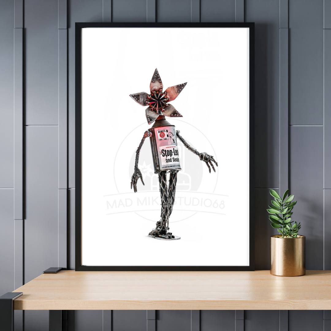 Robot Portrait Art Print - Demogorgon